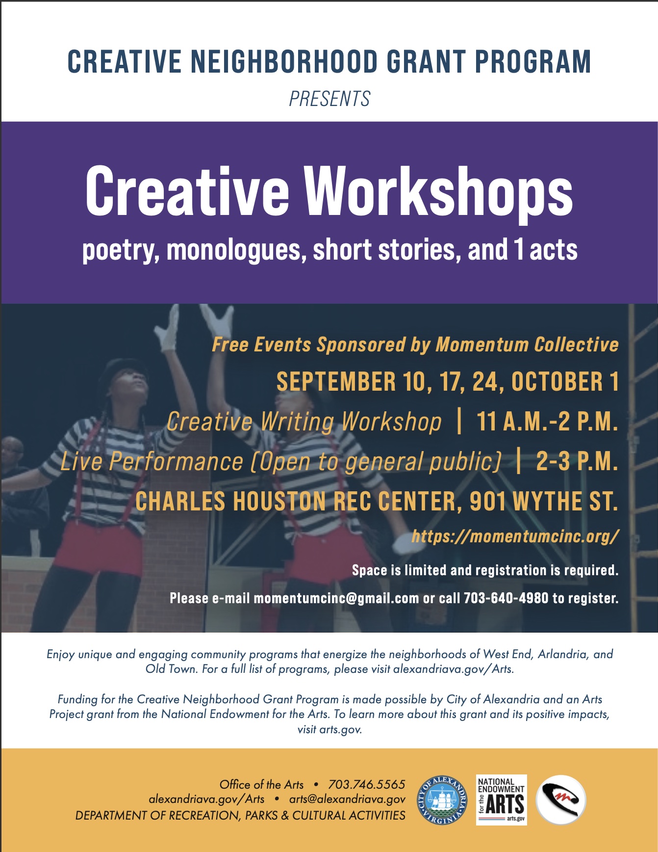 summer creative writing workshops for college students